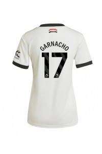 Manchester United Alejandro Garnacho #17 Fotballdrakt Tredje Klær Dame 2024-25 Korte ermer